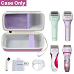 Case Compatible with Panasonic ES-AWL8AV/ES-AWL6AG/ES-WL80 Electric Shaver for Women Cordless 3 Blade Razor Pop-Up Trimmer Close Curves. Ladies Shave Razors Holder Fits for Charger -Purple (Box Only)