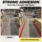 SWRT 2 Inch X 100 FT Reflective Tape Outdoor Waterproof Red & Fluorescent Yellow Reflective Tape Heavy Duty Strong Adhesive Hazard Caution Safety Warning Tape Reflector Conspicuity Tape for Trailer