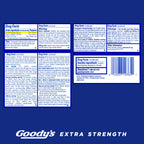 Goody’s Headache Powder Extra Strength Pain Relief, Triple Action Headache Relief with Aspirin, Acetaminophen & Caffeine, 24 Count, Pack of 6