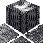 12” x 12” Drainage Interlocking Floor Mats 12 Pack for Outdoor and Indoor
