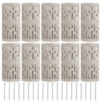 Aulock 10pcs Plastic Tree Trunk Protectors, Easy Flexible Guards