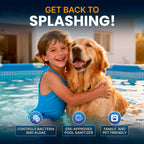 Pool Shark Swimming Pool Chlorine Tablets | 3-Inch Chlorine Tablets | 20 lbs | Slow-Dissolving 90% Active Chlorine Tabs | Pool Chemicals for Inground Pools, Above Ground Pools, Saltwater, Spa, Hot Tub
