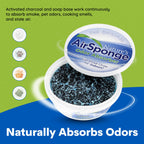 Delta Nature's Air Sponge Odor Absorber Unscented Plastic Tub 1/2 Lb.