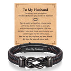 EFVISD Gift for Husband from Wife, Husband Bracelet for Him Men