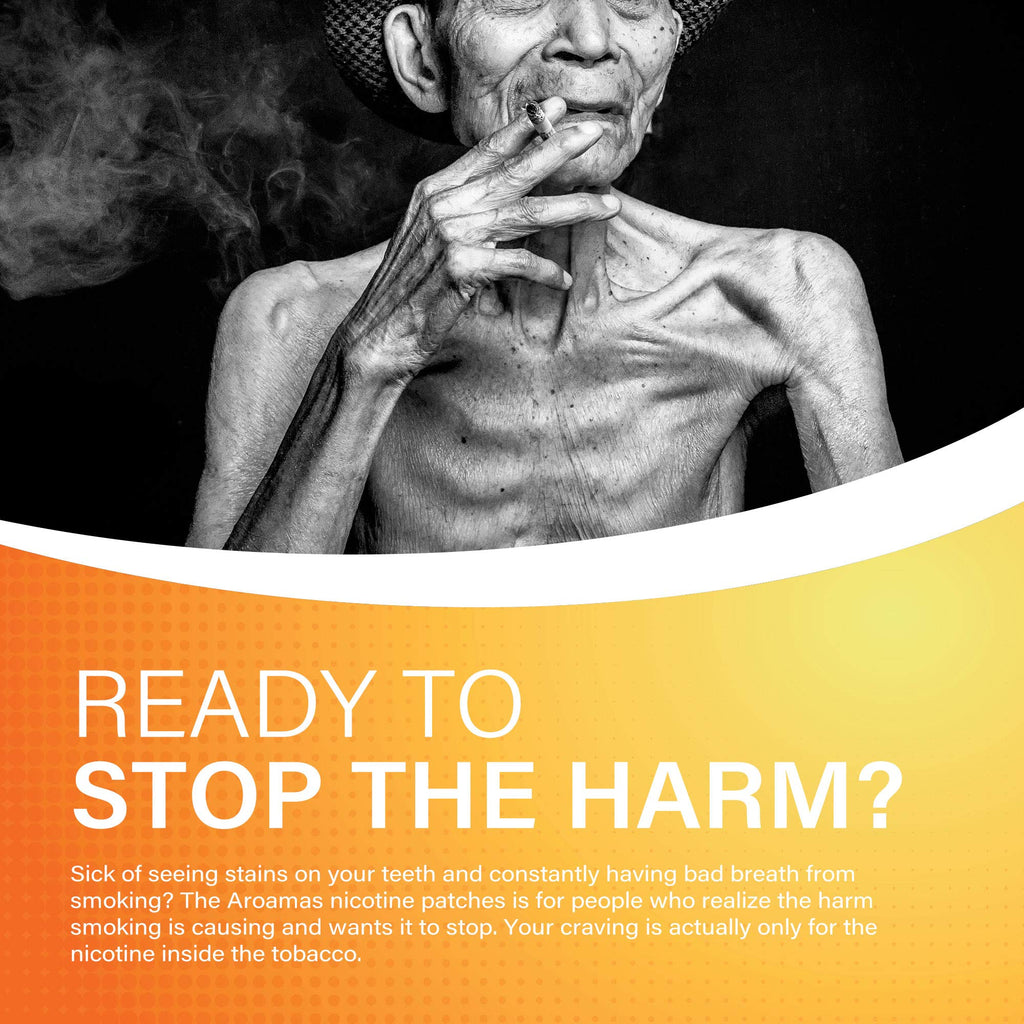 Aroamas Cot Aroamas Nicotine Patches to Help Quit Smoking, Stop Smoking - Delivered Over 24 Hours Transdermal System Aids That Work | Steps 1, 2, and 3 56 (8 Week Kit)