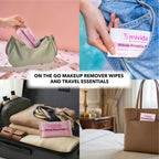 mivida 100 Count Hypoallergenic Individually Wrapped Makeup Remover Wipes with Vitamin E | Dermatologist Tested | Alcohol-Free, Fragrance-Free makeup remover wipes individually wrapped