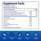 Cartilage Ligament and Tendon Supplement - Clinical Restorative Joint Support Formula with Bovine Cartilage Minerals & Proteolytic Enzymes for Comfort Mobility & Recovery Support - 20 Servings