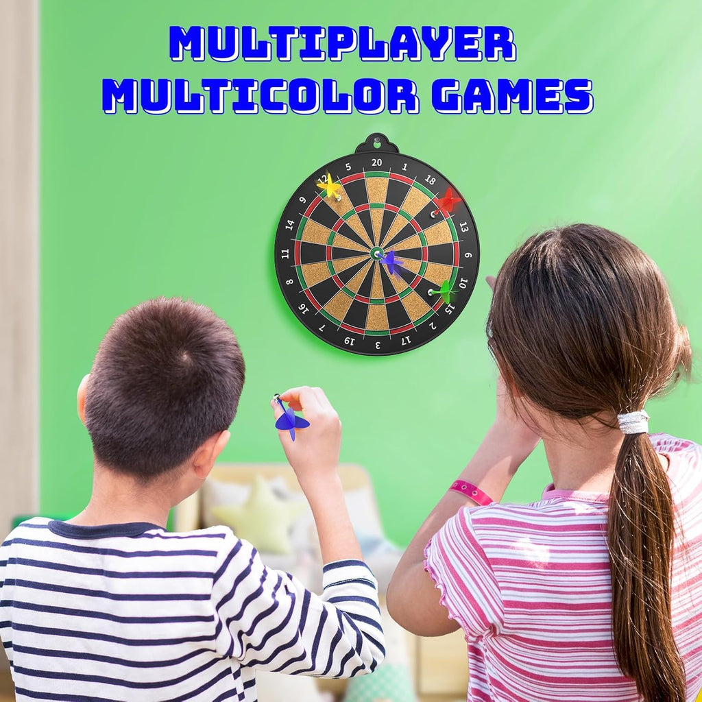 Magnetic Dart Board for Kids - 12pcs Magnetic Darts, Outdoor Kids Games