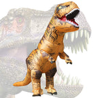 JASHKE Inflatable Dinosaur Costume Adults, Halloween Blow up T-Rex Costume