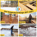 Hanotic Joist Tape for Decking 2" x 50', 1 Rolls Weatherproof Butyl Sealant Tape - Waterproof and Anti-Corrosion for Extend Deck Life for Wood Joists Beams Roof Rv