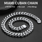 ChainsHouse Stainless Steel Mens Cuban Link Chain, 14mm, 20"