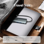Acer USB C Hub, 7 in 1 Multi-Port Adapter for Laptop/Mac Type C Devices