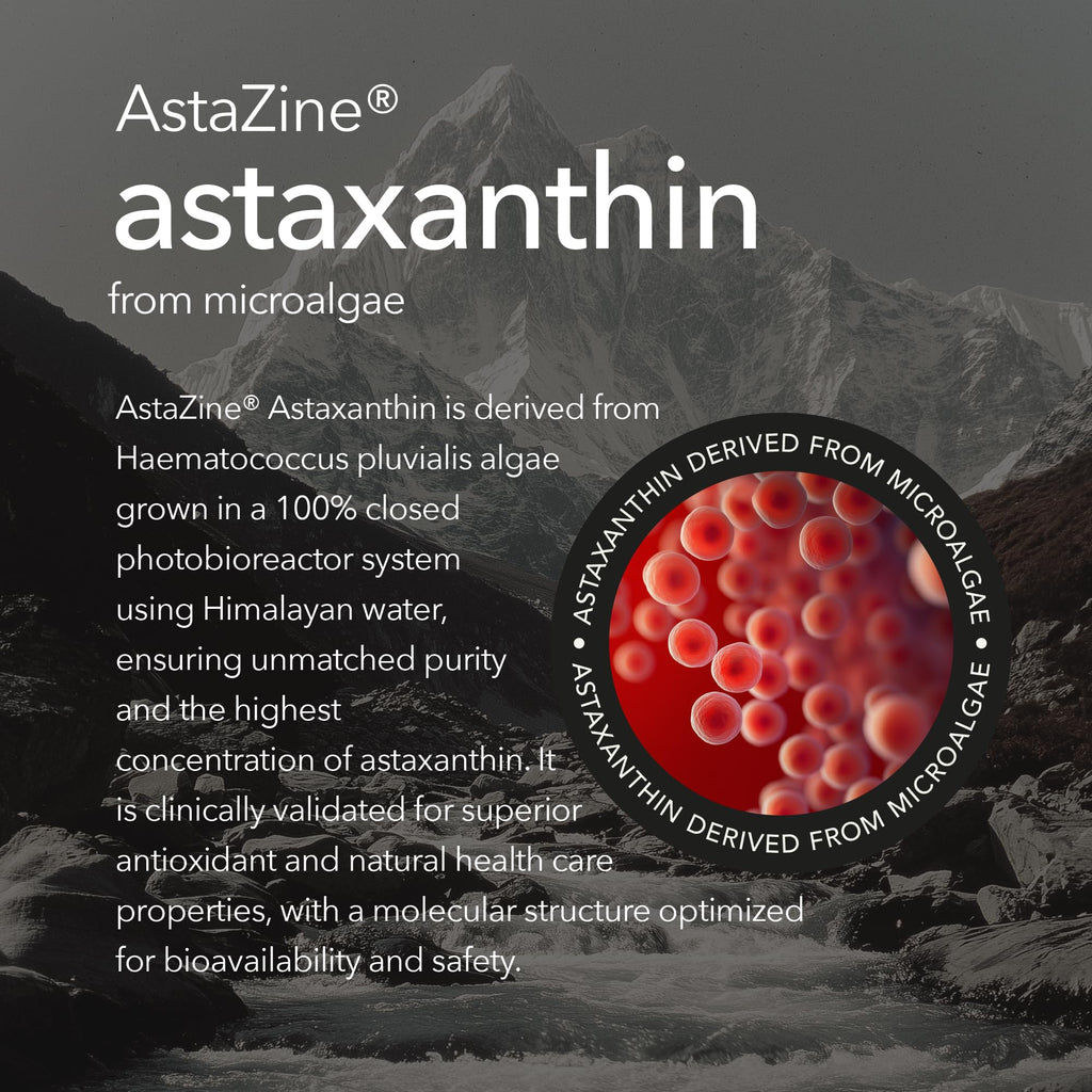 Organic Astaxanthin 12mg Plus Turmeric 1500mg, Black Pepper Extract, High Absorption, Eye, Heart, Skin, Joint, Vegan, Gluten-Free, Non-GMO, Double Antioxidant, Turmeric Curcumin Supplement, 30-Days