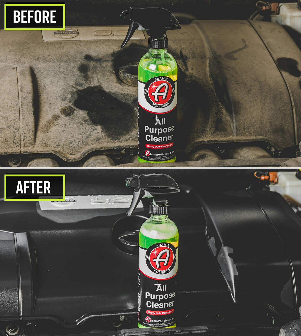 Adam's Polishes All Purpose Cleaner (Gallon) - Professional Heavy Duty Industrial Cleaner & Degreaser | Cuts Heavy Grease & Tar | Car Detailing, Tire Cleaner, Engine Cleaner, Wheel Cleaner