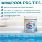 1 Inch Bromine Tablets | Brominating Chemical Sanitizer for Spas, Hot Tubs or Indoor Pools - Low Odor, Less Irritation, Pre-Stabilized, Long-Lasting, Chlorine Alternative - 1.2 lbs