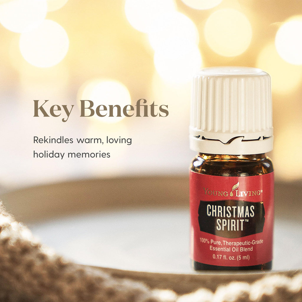 Young Living - Christmas Spirit | Festive Essential Oil Blend for Diffusers | Aromatherapy for Holiday Cheer, Winter Memories, & Natural Air Freshening | 5 ml