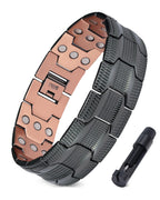 Jecanori Copper Bracelet for Men, 3X Strength Magnetic Bracelets for Men,Ideal Gift
