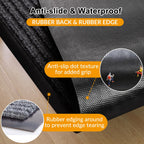 4' x 8' High Traffic Guard Doormat with Rubber Backing(Charcoal Grey)
