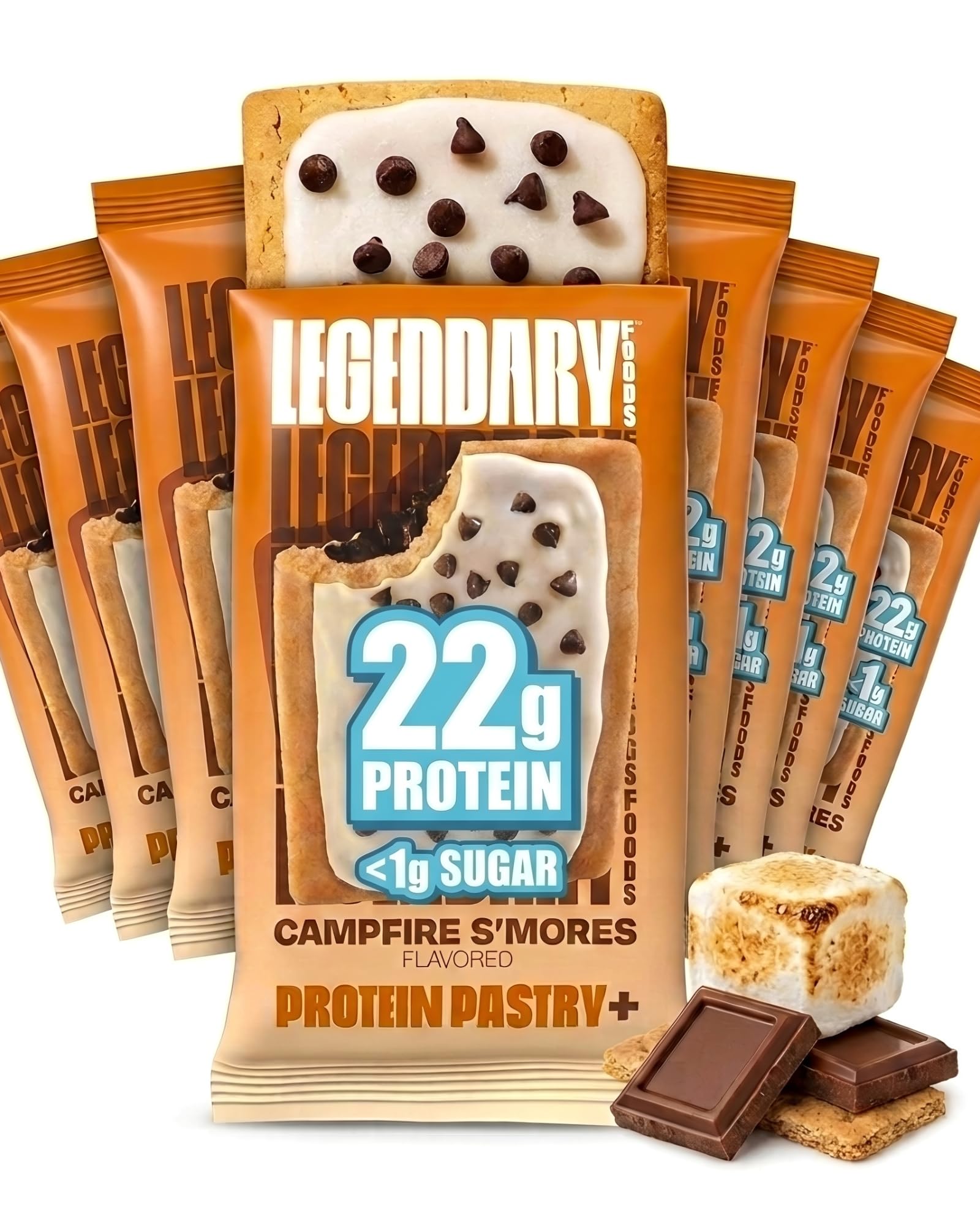 Legendary Foods Protein Pastry, Campfire S'mores, Keto Friendly Snack
