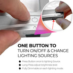 MAGNIPROS Patented 3X Large LED Page Magnifier for Reading | Eye Caring 3 Color Light Modes & Anti-Glare Lens to Reduce Eye Strain-Perfect for Small Prints, Aging Eyes, Low Vision and Seniors