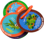 MOLLYBEE KIDS Dino Stomp and Roar, Toddler and Preschool Dinosaur Activity Cards, Gifts for 3, 4 Year Olds, Toddler Activities