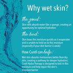 Curel Hydra Therapy, Itch Defense Moisturizer, Wet Skin Lotion, with Advanced Ceramide Complex, Vitamin E, & Oatmeal Extract, Helps to Repair Moisture Barrier, 12 Oz