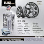 Flitz Metal Polish Paste - 1.76oz USA-Made Polish for Solid Chrome, Stainless Steel, & Aluminum - Non-Abrasive for Light Oxidation - Requires Manual Buffing - Not for Plated/Coated Surfaces (80 Pack)