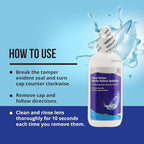 Aqua Naina Plus Sterile Saline – Preservative-Free, Single-use Rinse for Soft, RGP & scleral Lenses Before Application. Travel-Friendly, 12 x 1 fl oz Bottles
