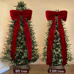 Christmas Decorations - 6 Ft Giant Bows for Christmas Tree Decor