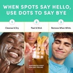 Dots for Spots Pimple Patches For Face - Fast Acting, Translucent Hydrocolloid Zit Patches that Unclog Pores - Korean Skincare - Vegan, Cruelty Free - (120 count)