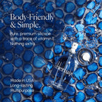 Überlube Luxury Lubricant | Latex-Safe Natural Silicone Lube with Vitamin E | Unscented, Flavorless, Zero Residue, Works Underwater - 112ml