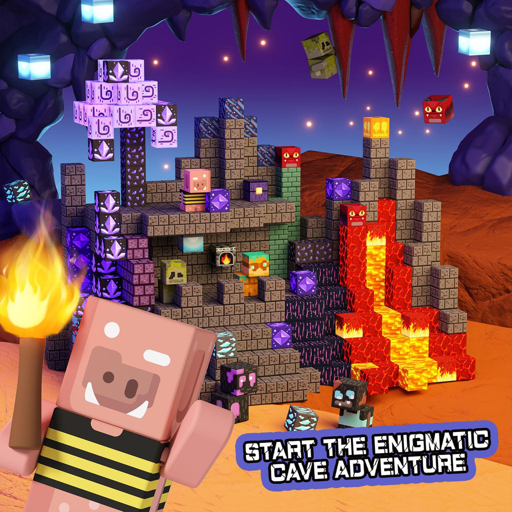 GobiDex 200PCS Magnetic Blocks Kids Building Toys for Boys Girls 3+, Game-Based Build MagWonder with Magnet Construction Toys, STEM Sensory Gift for Birthday