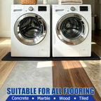 Gsbomzap Doubled-Sided Non Slip Under Washing Machine Mat, 63" x 30.7"