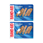 BAND-AID Brand Flexible Fabric Adhesive Bandages, Assorted, 2 x 100 Count