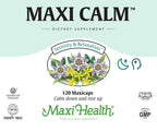 Maxi Kosher for Passover Calm Serenity and Relaxation Support Capsules, 120 Count
