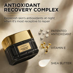 L'Oreal Paris Age Perfect Anti-Aging Midnight Face Cream, Fragrance-Free Face Moisturizer with Antioxidants to Reduce Wrinkles and Firm Skin, 1.7oz + Serum Sample