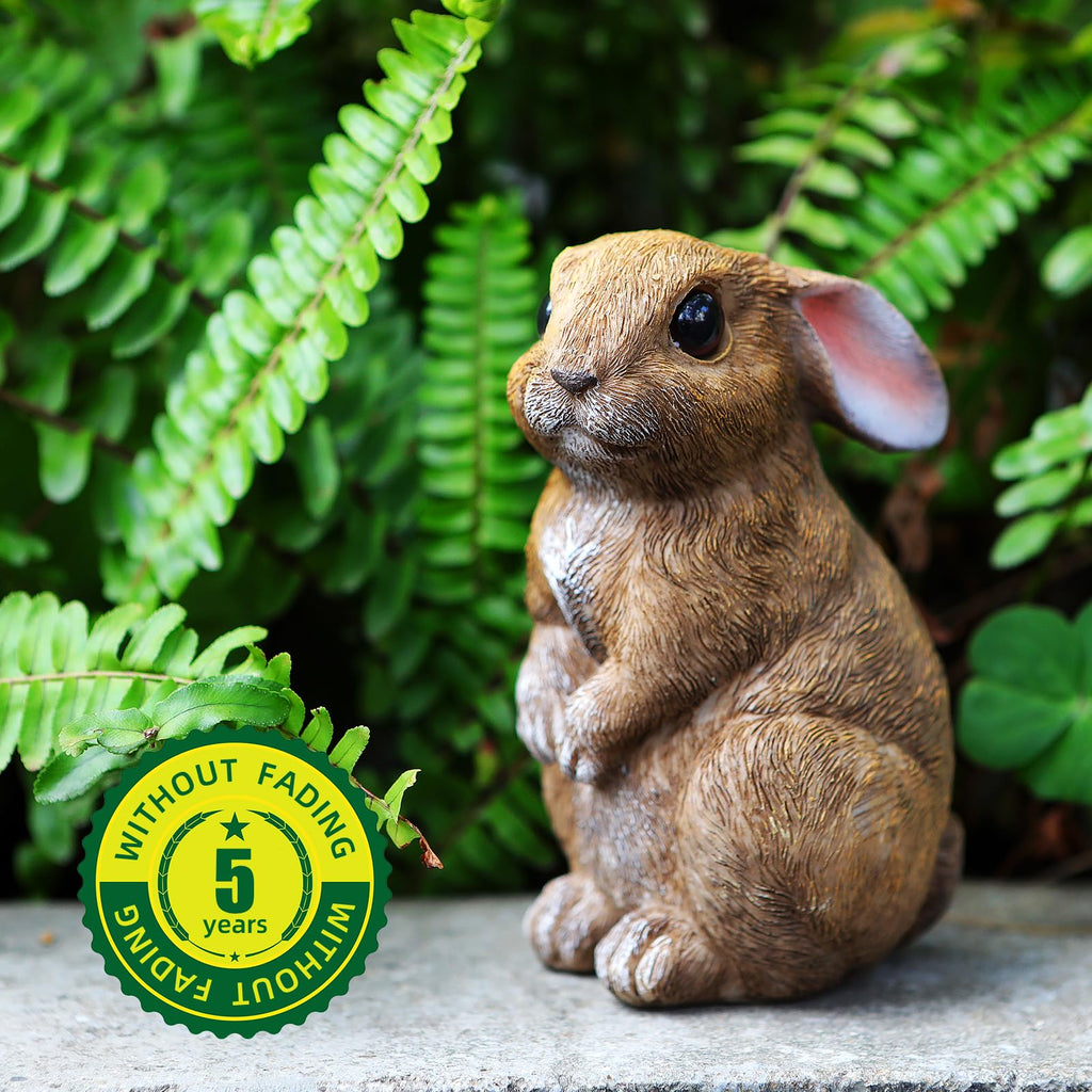 Bunny Decor Set of 3 Resin Easter Garden Statues Outdoor Indoor Home Yard