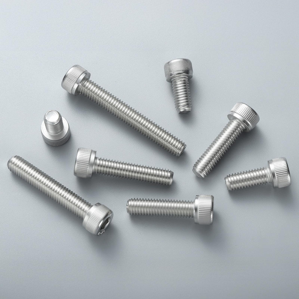 SVLING M3-0.5 x 6mm Bolt, 400PCS M3 Hex Socket Head Cap Screws Bolts, 304 Stainless Steel 18-8, Full Threads, with Hex Spanner