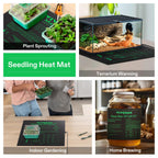 VIVOSUN 20" x 20.75" Seedling Heat Mat and Digital Thermostat Combo Set