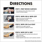 Watco A65741 Danish Oil Wood Finish, Quart, Natural