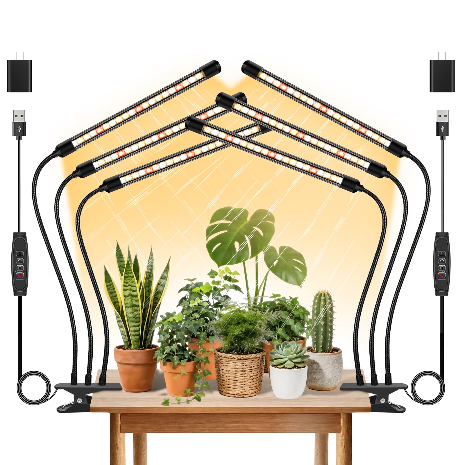 GROWSTAR Plant Lights for Indoor Growing,Grow Lights for Seed Starting