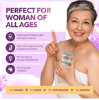 Vulva Balm & Organic Vaginal Moisturizer for Women: Natural Vulva Moisturizer & Vulva Cream for Dryness on Intimate Skin - NON Estrogen Cream - Perfect for Menopause & Shaving Rash Relief