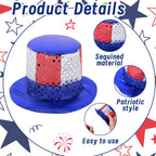 Patriotic Porch Goose Outfits 4th of July Goose Outfits Independence Day Lawn Porch Goose Clothes Fits 23" Cement Plastic Goose Statue for USA 250th Anniversary Outdoor Garden Yard Patio Decoration