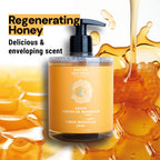Panier des Sens - Nourishing Honey Moisturizing Liquid Hand Soap - French Provence Hand Wash - Savon de Marseille Soap with Olive Oil - Refillable Bottle - 97% Natural Ingredients - 16.9 Fl Oz