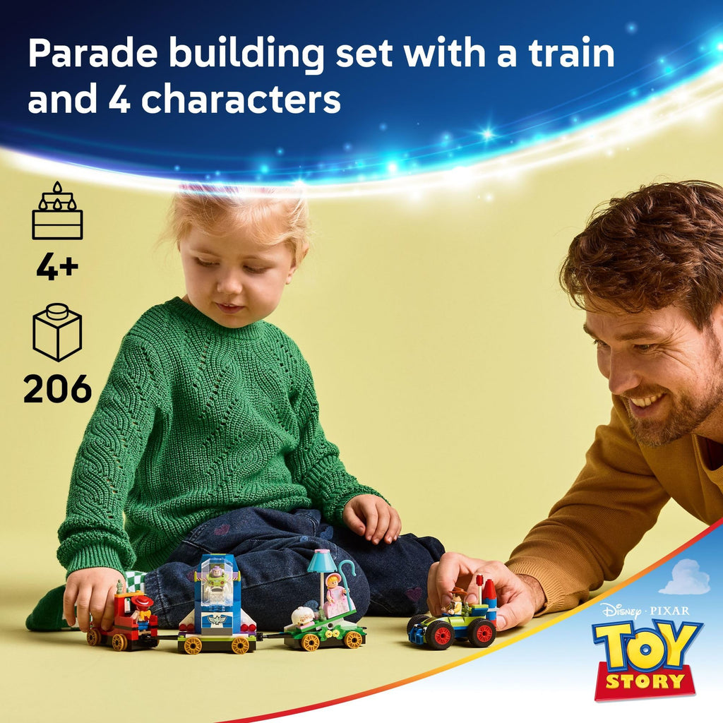LEGO Disney and Pixar’s Toy Story Celebration Train & RC Car Toddler Toy - Sensory and Pretend Play Building Toy for Preschool Boys and Girls, Ages 4+ - Disney Gift Idea for Birthdays - 43264