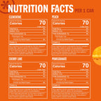 IZZE Sparkling Juice Beverage Blend, Sunset Variety Pack, Clementine, Peach, Cherry Lime, Pomegranate, No Sugar Added, 8.4 Fl Oz (Pack of 24)