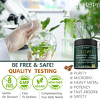 Herbpy 7in1 Clove Supplement Rich in Vitamins & Minerals Supports Digestion, Immune & Heart Health with Cinnamon, Turmeric, Ginger, Cardamom, Garlic & Black Pepper - 100 Vegan Capsules