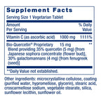 Life Extension Vitamin C and Bio-Quercetin®, Cardiovascular Health Supplement, Immune Support, Highly absorbable, quercetin, Vitamin C, Gluten Free, Non-GMO, Vegetarian, 250 Tablets