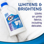 OUT White Brite Laundry Whitener Bleach Alternative, Stain Remover Detergent Booster Powder for Clothes, 4 Pound 12 Ounce Bottle