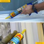 SIKA Sikaflex Construction Sealant - Aluminum Gray, Paintable Polyurethane, All-Purpose for Sealing Joints & Gaps, 10.1 fl. oz Cartridge - Weatherproof, Durable, Self-Leveling, Non-Corrosive
